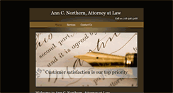 Desktop Screenshot of anncnorthernlaw.com